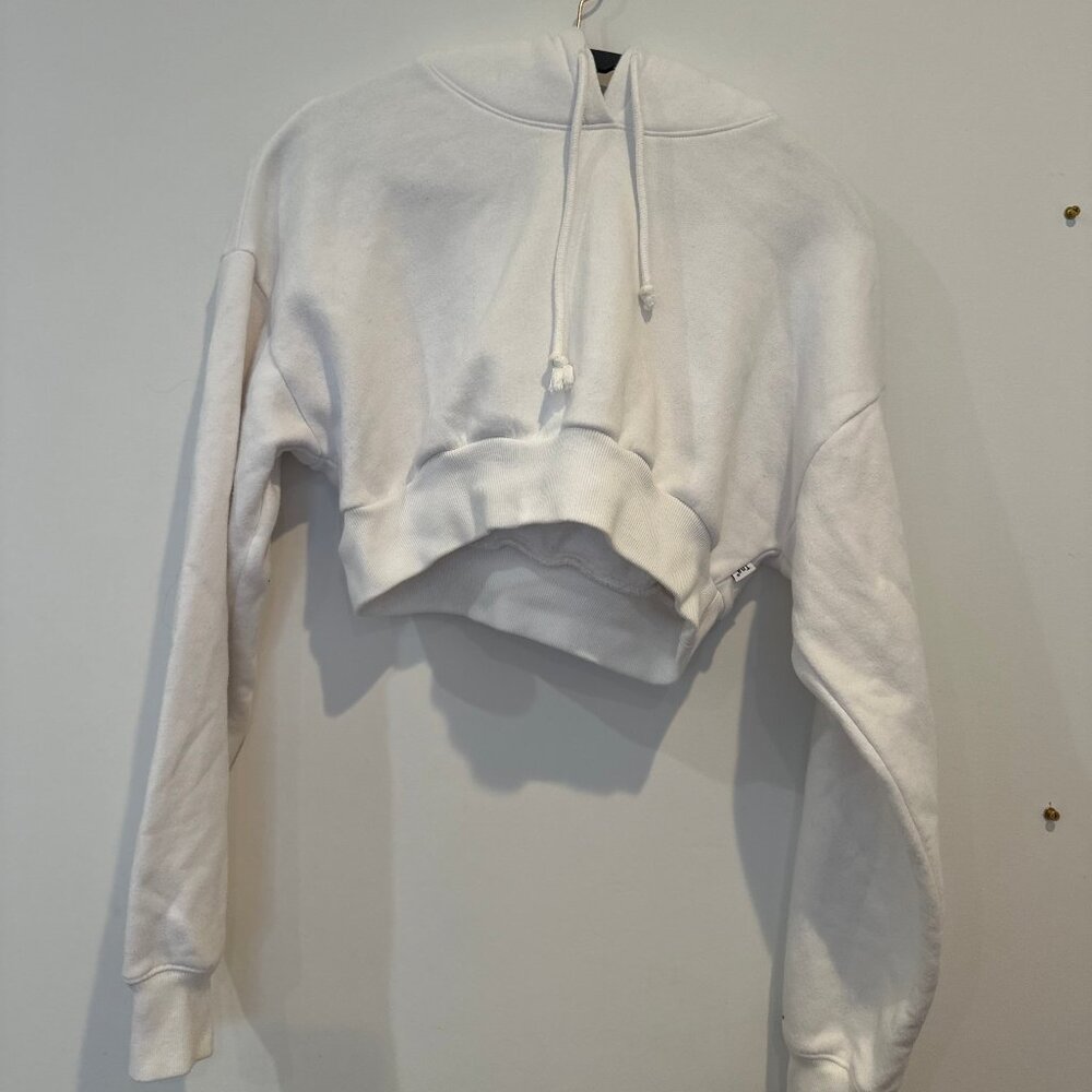 Tna Super Cropped Hoodie in White - XXS